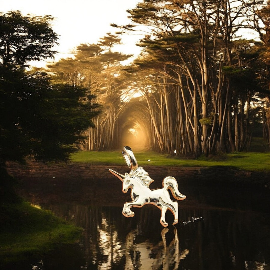 Charm Unicorno Celestiale Dorato