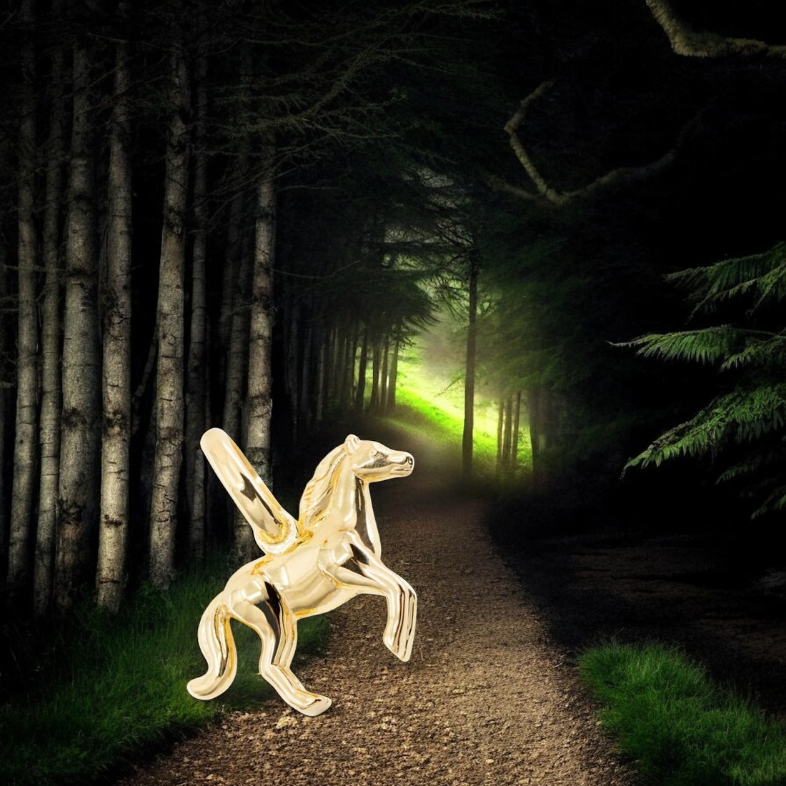 Charm Cavallo Dorato dell’Aura