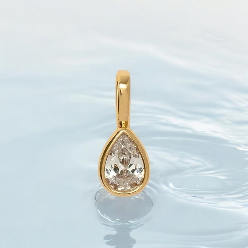 Charm Goccia di Cristallo