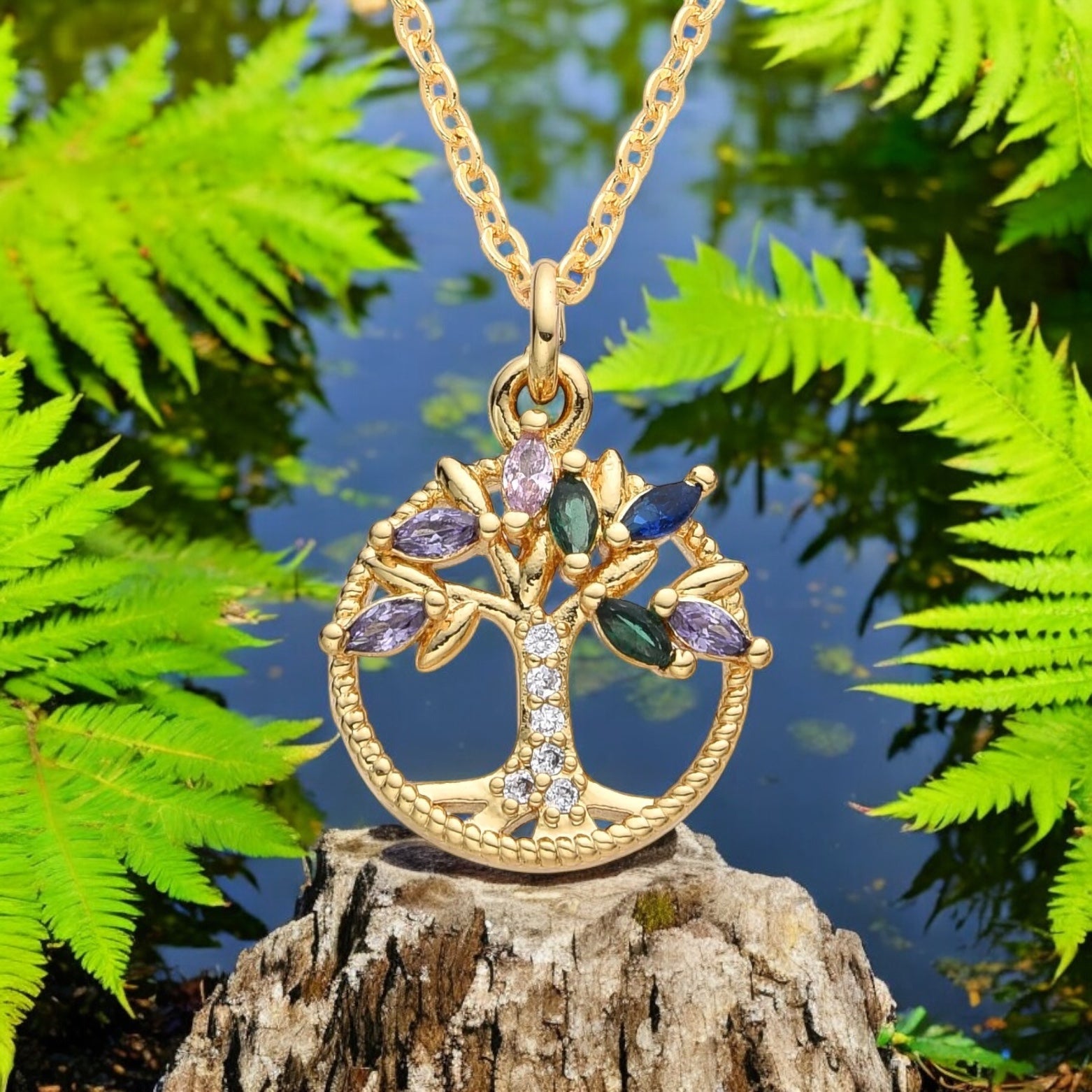Collana Albero della Vita Multicolor