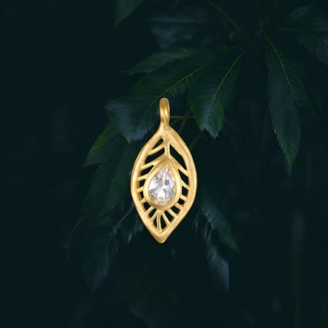 Charm Foglia di Luce