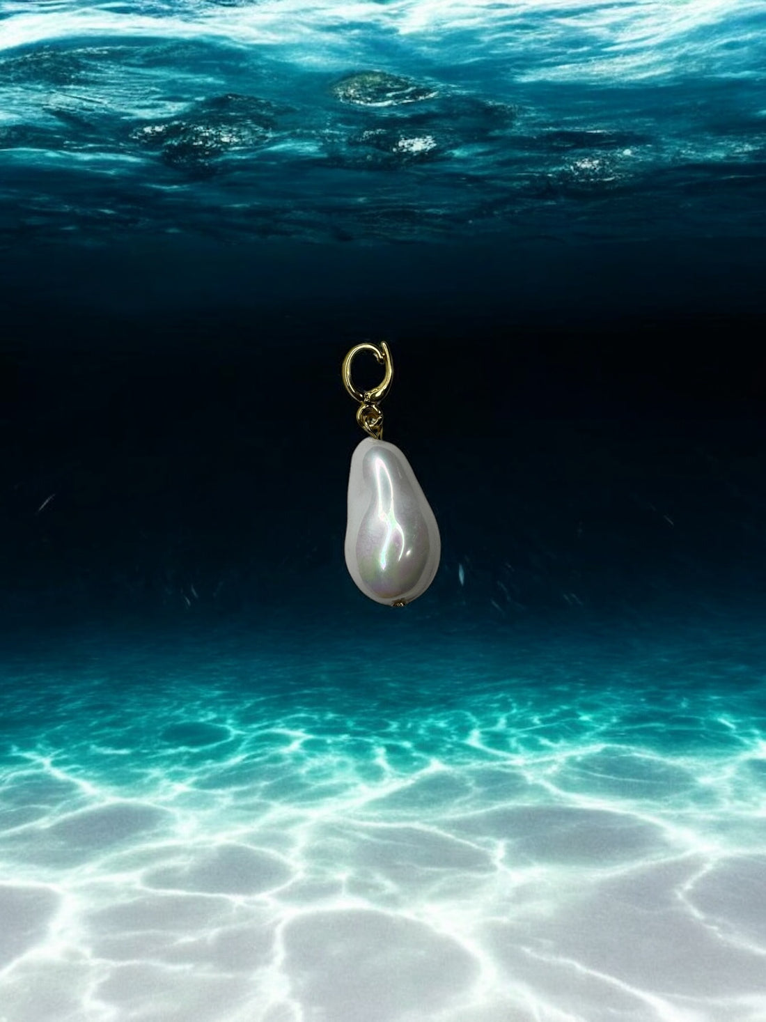 Charm a Clip Perla Irregolare