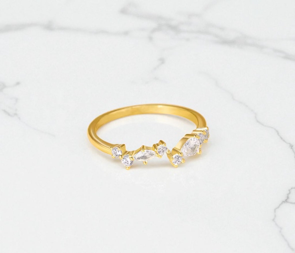 Anello Stellato “Luce d’Aura”