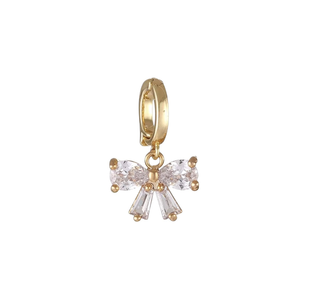 Charm a Clip Fiocco Cristallino