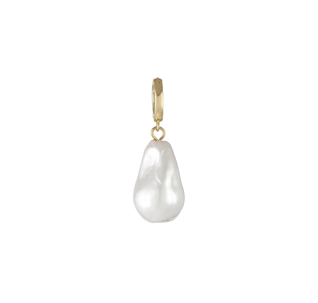 Charm a Clip Perla Irregolare