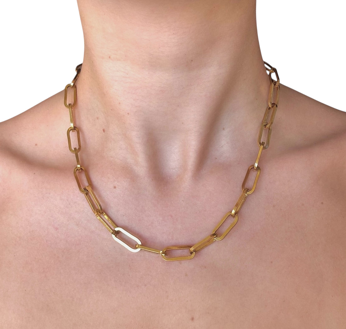 Collana Paperclip Bold