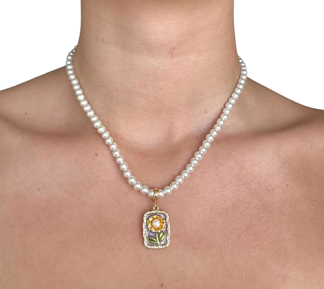 Collana Aurora Fiorita