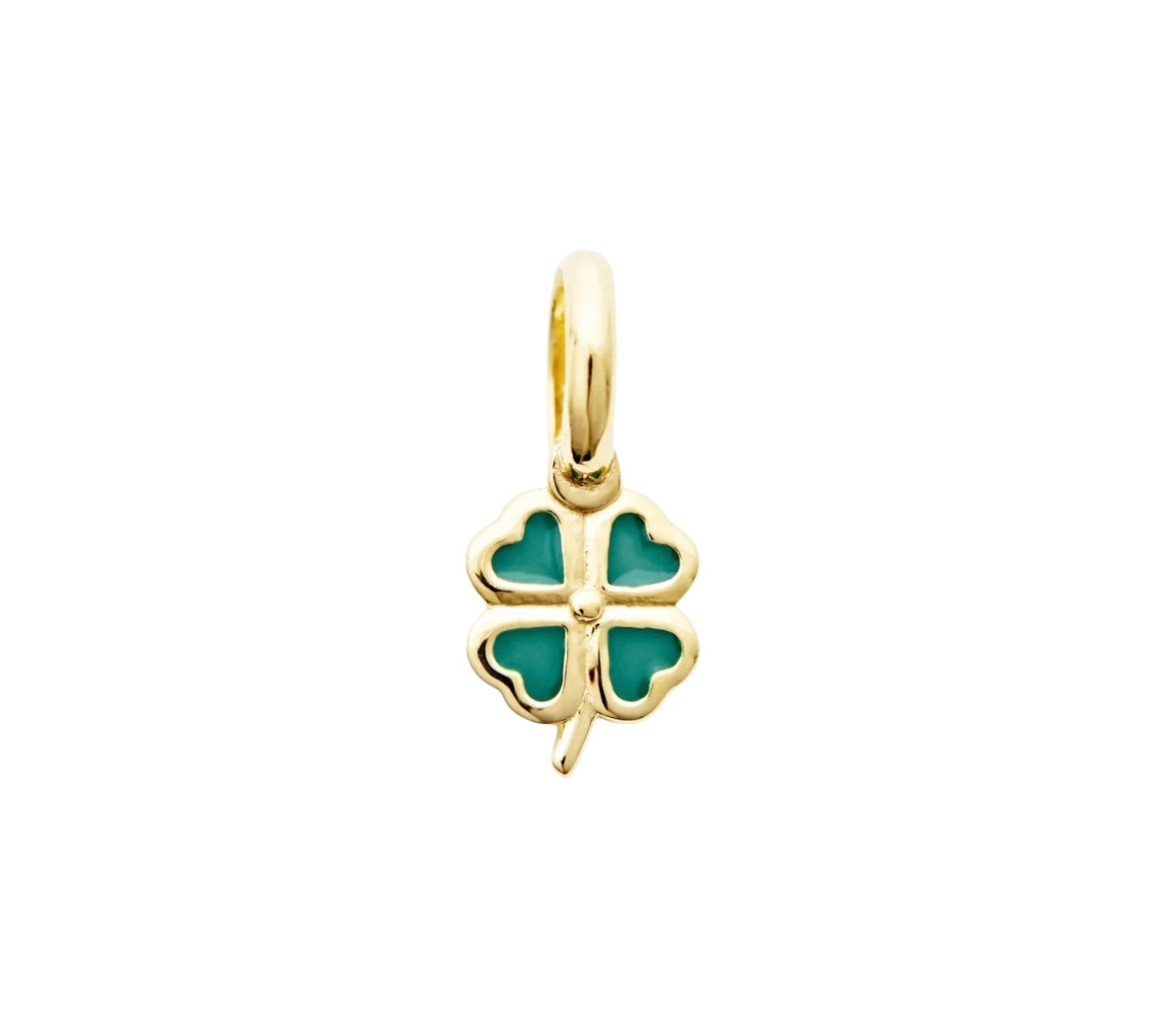 Charm Quadrifoglio Dorato della Fortuna